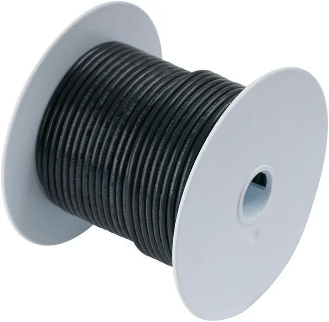 Main image of Ancor Black 1/0 AWG Tinned Copper Battery Cable - 25' [116002]