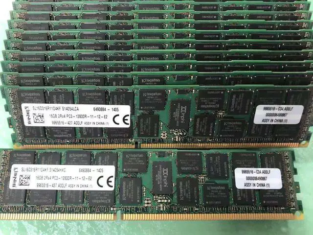 SL16D316R11D4KF 9965516-427.A00LF KINGSTON 16GB 2RX4 PC3-12800R