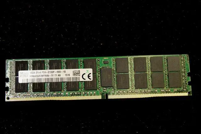 Alt view image 2 of 3 - HYNIX HMA42GR7MFR4N-TF 16GB 2RX4 PC4-2133P DDR4 ECC REG RAM MEMORY