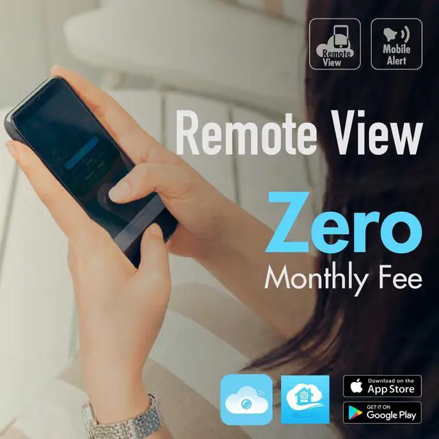 Alt view image 6 of 6 - [4CH] Crystal Vision CVT804A-20WB All-in-One 1080P Full HD Wireless Surveillance System NVR CCTV w/ 2TB HDD, Built-in Monitor & Router, 2MP Camera