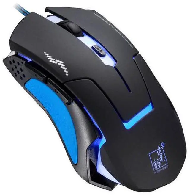Professional 6D 3200DPI LED Optical Wired Gaming Mouse for Pro Gamer ...