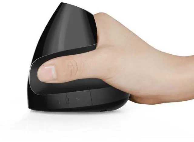 Alt view image 2 of 6 - 2.4GHz Wireless Ergonomic Design Vertical 2400DPI USB Mouse For Laptop PC Black