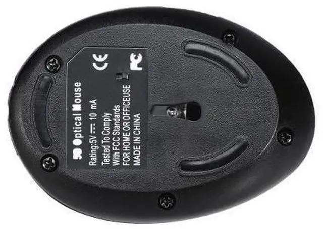 Alt view image 6 of 6 - 2.4GHz Wireless Ergonomic Design Vertical 2400DPI USB Mouse For Laptop PC Black