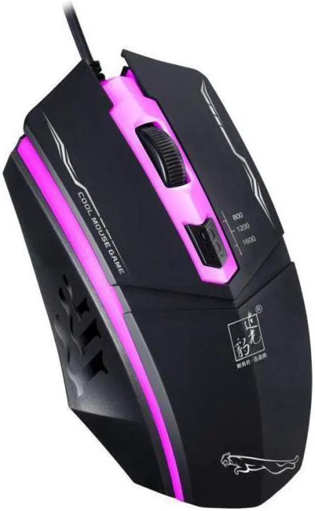 Alt view image 2 of 3 - Professional 1600DPI LED Optical Wired Gaming Mouse for Pro Gamer BK