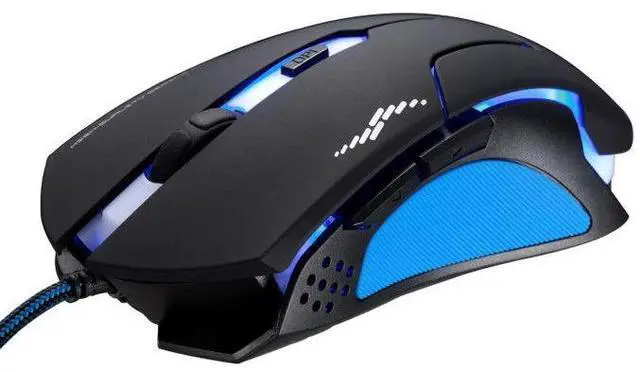 Professional 6D 3200DPI LED Optical Wired Gaming Mouse for Pro Gamer ...