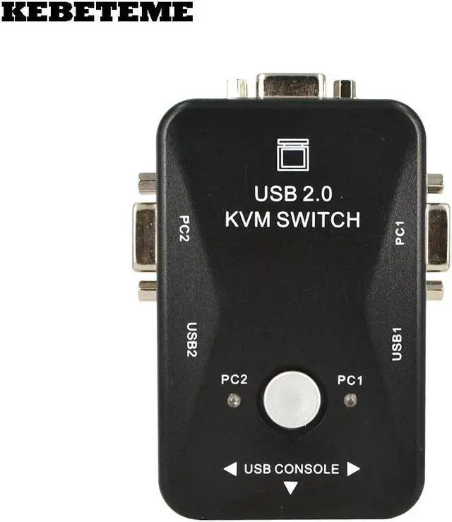 Main image of 1920*1440 New 2 Port USB KVM Switch Switcher Box VGA SVGA Splitter Auto Controller Mouse Keyboard
