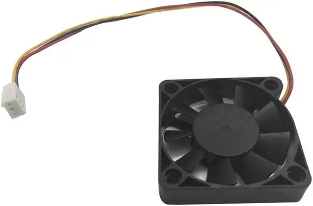 Alt view image 2 of 5 - 3 Pieces F5010 50mm Small Cooler Fan Computer Cooling Fan 12V Low Noise Desktop PC Case Fan 3 Pin Connector