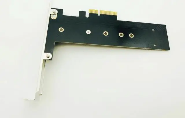 Alt view image 5 of 5 - NVME PCIE PCI Express 3.0 X4 Raiser PCIE to M2 Adapter Converter Card M Key Connector Support 2230 2242 2260 2280 M2 SSD NEW
