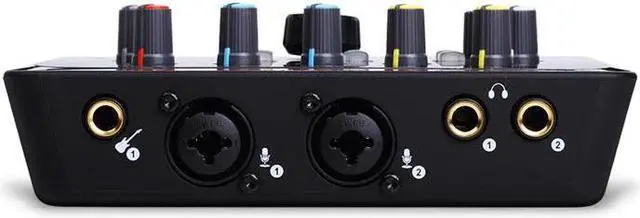 Alt view image 4 of 5 - upod pro Professional external sound card 2 mic-In/1 guitar-In, 2-Out USB Recording Interface 48V phantom power equipped