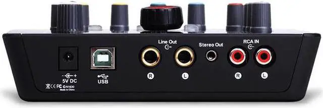 Alt view image 5 of 5 - upod pro Professional external sound card 2 mic-In/1 guitar-In, 2-Out USB Recording Interface 48V phantom power equipped