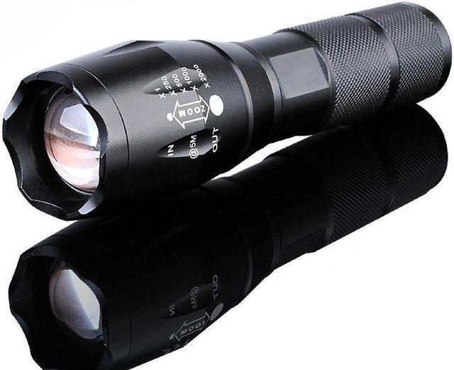 Main image of X800 Bright Tactical Flashlight LED Military Zoomable Torch Lamp Light G700