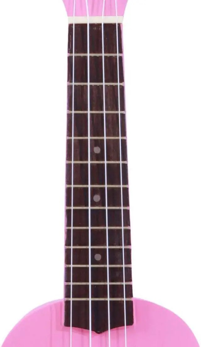 Alt view image 5 of 7 - 21" Pink Soprano Ukulele Guitar Basswood 12 Frets Hawaiian Instrument w/ Bag