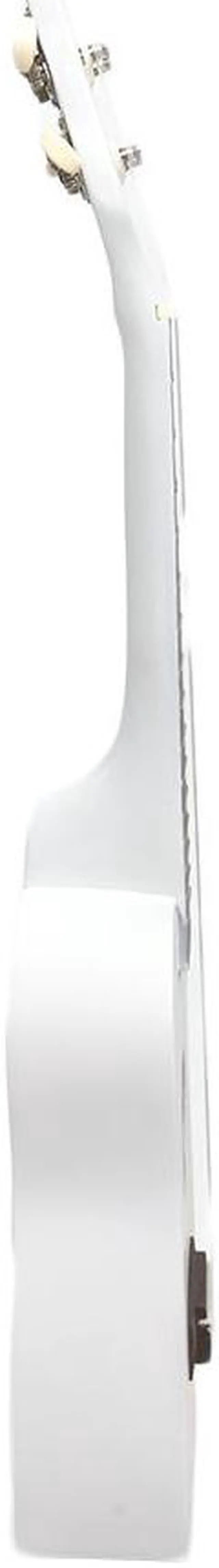 Alt view image 6 of 6 - 23" White Concert Ukulele Guitar Basswood 15 Frets Hawaiian Instrument w/ Bag