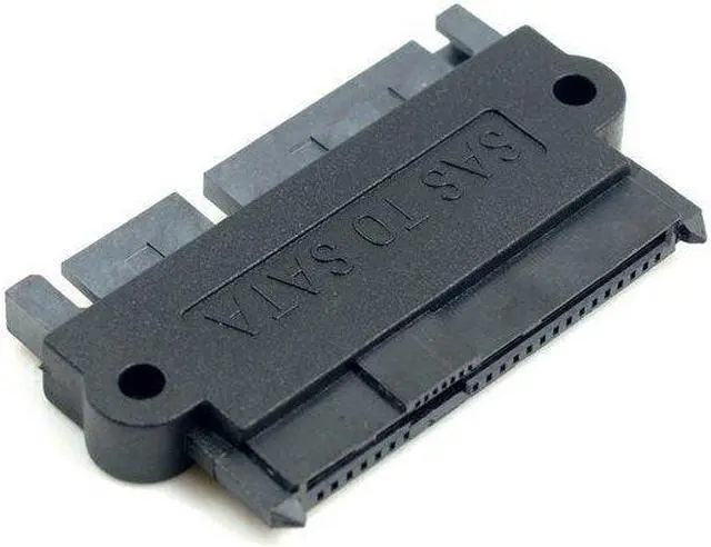 Alt view image 7 of 8 - SFF-8482 SAS 22 Pin to 7 Pin + 15 Pin SATA Hard Disk Drive Raid Adapter