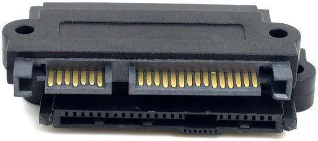 Alt view image 3 of 8 - SFF-8482 SAS 22 Pin to 7 Pin + 15 Pin SATA Hard Disk Drive Raid Adapter