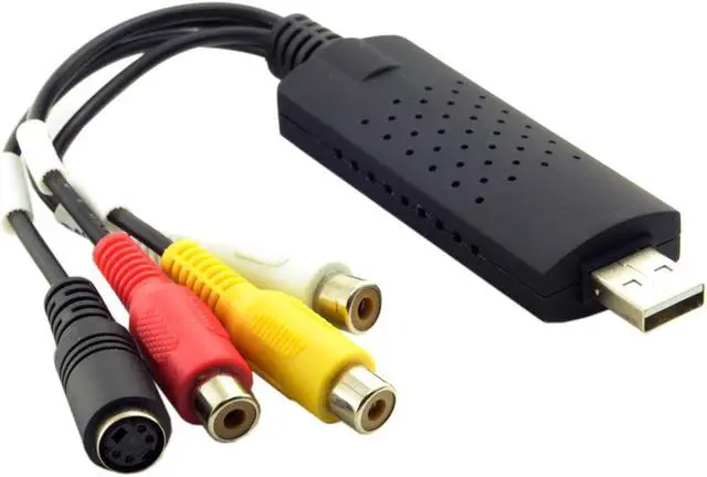 Alt view image 6 of 7 - USB 2.0 Audio Video CAP TV DVD VHS S-Video Capture DVR Sureveillance 4 Channel