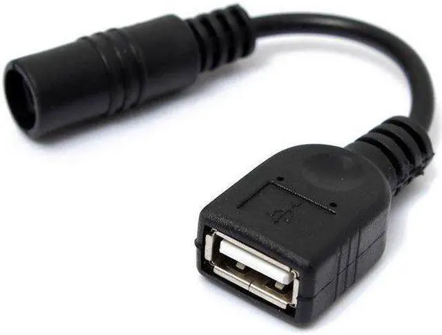 Main image of 5V USB Female to DC Power Jack 5.5 2.1mm Charge Adpter Cable for Phone & Tablet