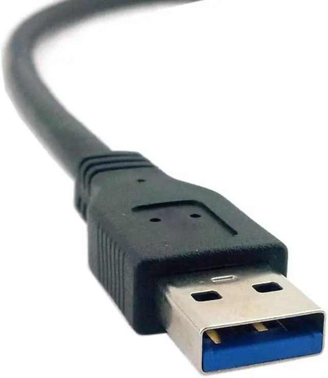 Alt view image 3 of 6 - super Speed USB 3.0 power Y cable two A Male to USB Male for Mobile Hard Disk
