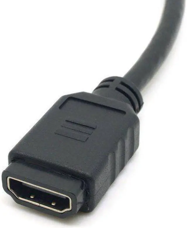 Alt view image 5 of 7 - High Speed HDMI 1.4 Type E Male to Type A Female Video Audio Cable Automotive