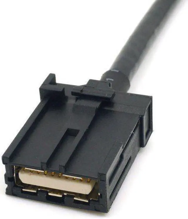 Alt view image 4 of 7 - High Speed HDMI 1.4 Type E Male to Type A Female Video Audio Cable Automotive