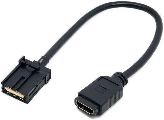 Alt view image 2 of 7 - High Speed HDMI 1.4 Type E Male to Type A Female Video Audio Cable Automotive