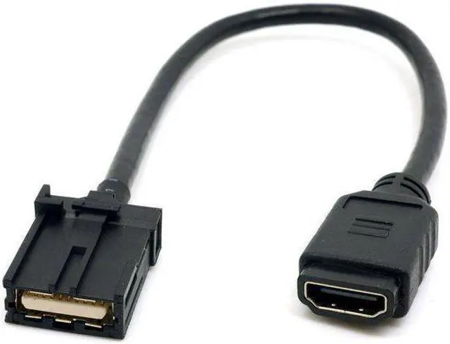 Alt view image 3 of 7 - High Speed HDMI 1.4 Type E Male to Type A Female Video Audio Cable Automotive