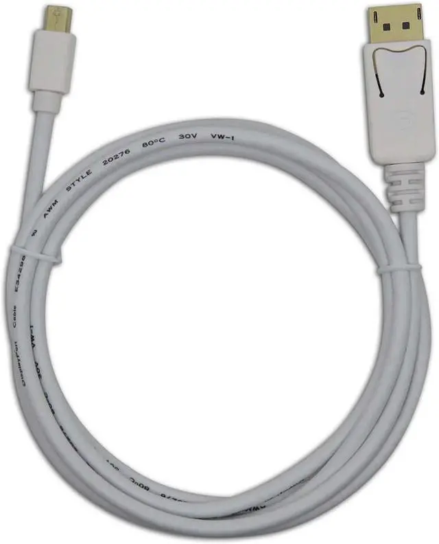 Alt view image 7 of 7 - CableDeconn Mini DP to DP Cable,Gold Plated Thunderbolt Port to DisplayPort 6f