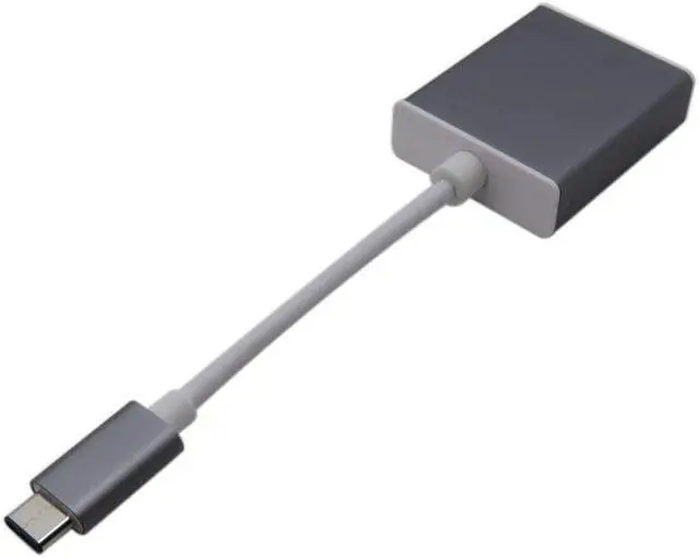 Alt view image 3 of 6 - USB 3.1 Type-C to VGA Converter Cable Adapter For macbook Connect to a projector
