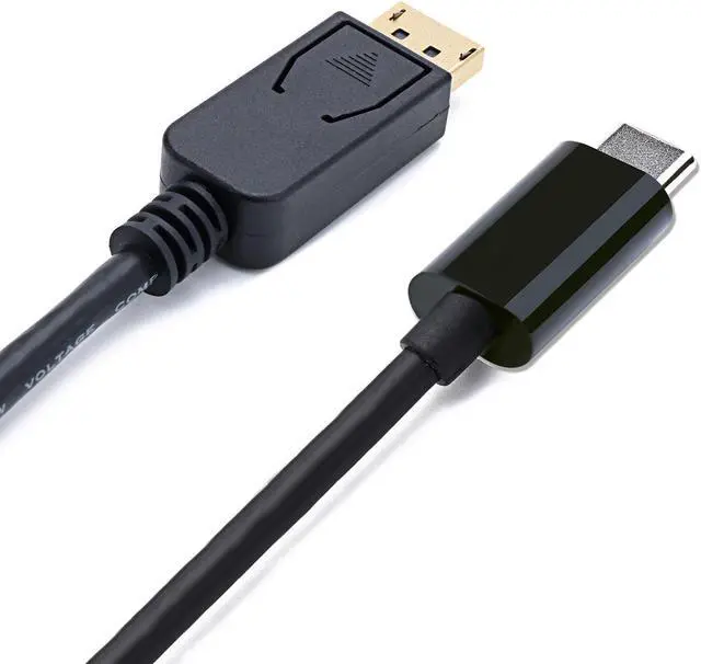 Alt view image 4 of 6 - USB-C Type C USB 3.1 to Displayport 4K 60hz HDTV Adapter Cable for Laptop 1.8m