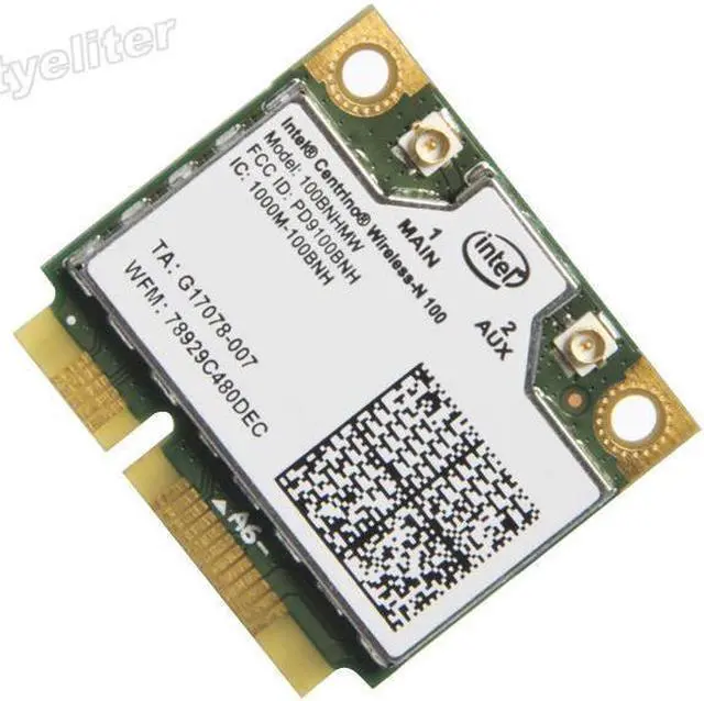 Alt view image 5 of 7 - Intel Wireless-N 100BNHMW 150M Wifi Half Mini PCI-E WLAN Card for ACER ASUS DELL