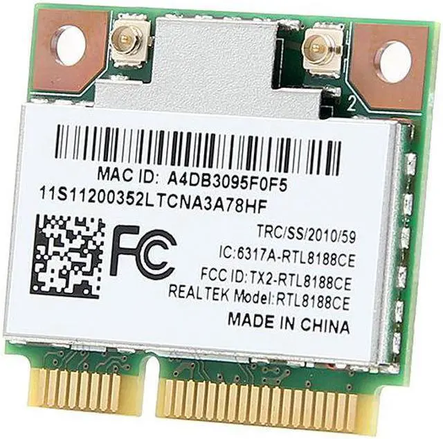 Alt view image 3 of 7 - New RealTek RTL8188CE 150Mbps Wireless Wifi PCIe Wlan Card for Acer Asus Toshiba