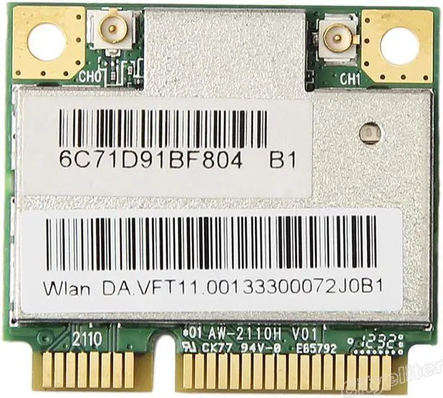 Alt view image 4 of 7 - 300M 802.11abgn Atheros AR5B22 Wireless WIFI Bluetooth 4.0 MINI PCI-E WLAN Card