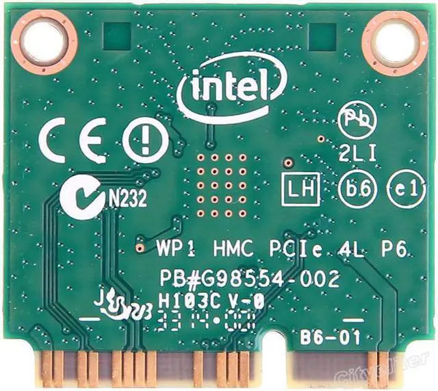 Alt view image 4 of 7 - Intel 3160HMW Wifi Bluetooth 4.0 Wireless-AC 3160 802.11 ac Mini PCI-E Wlan Card