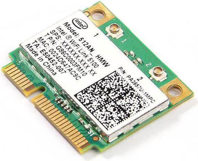 Alt view image 4 of 7 - Intel LINK 5100 PCI E Mini Card 512AN_HMW 300M wireless wifi wlan Adapter