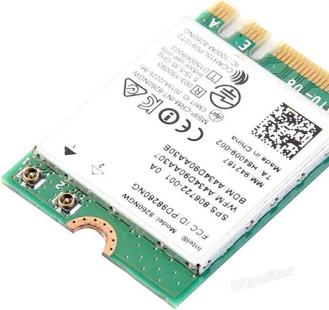 Alt view image 4 of 7 - Dual Band Wireless-AC Intel 8260NGW NGFF 867M WIFI Bluetooth 4.0 802.11ac Card
