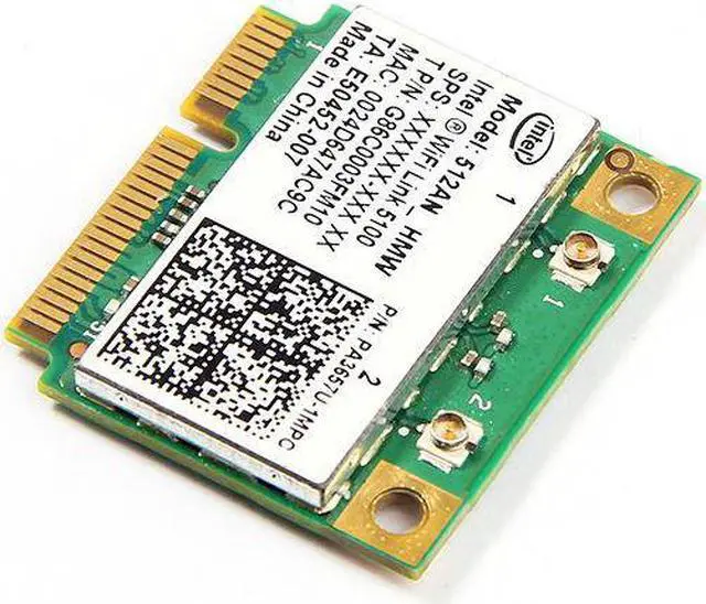 Alt view image 5 of 7 - Intel LINK 5100 PCI E Mini Card 512AN_HMW 300M wireless wifi wlan Adapter
