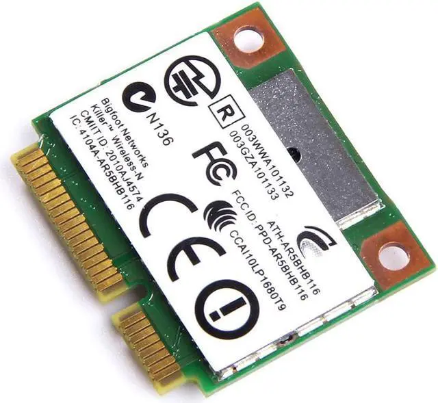 Alt view image 5 of 7 - Atheros AR9832 AR5BHB116 300Mbps Wireless 802.11 a/b/g/n WiFi Mini PCI-E Wlan