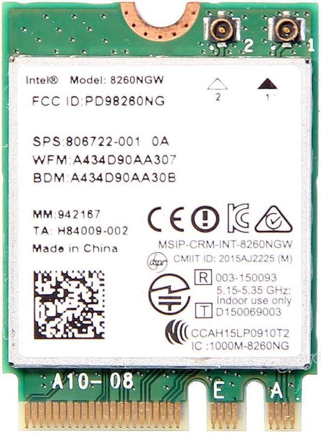 Dual Band Wireless-AC 8260 NGFF 867Mbps WIFI Card windows 7 8 10 Network Cards - Newegg.com