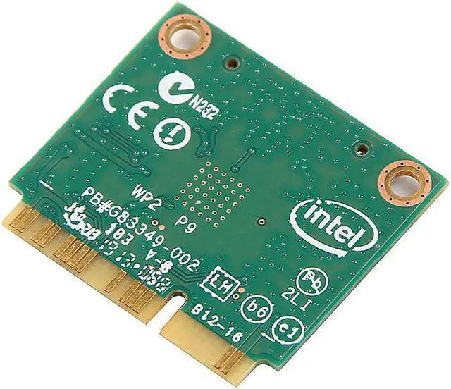 Alt view image 6 of 7 - Intel wireless-N 7260 7260HMW 300Mbps Wifi Wireless BT 4.0 Mini PCI-e Wlan Card