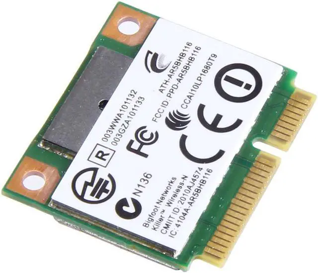 Alt view image 6 of 7 - Atheros AR9832 AR5BHB116 300Mbps Wireless 802.11 a/b/g/n WiFi Mini PCI-E Wlan