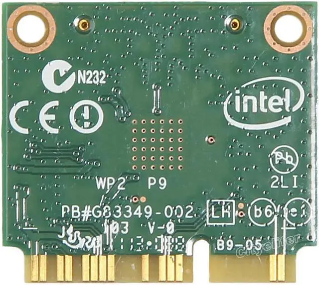 Alt view image 2 of 7 - Intel wireless-N 7260 7260HMW 802.11b/g/n WiFi + Bluetooth 4.0 Mini PCI-E Card