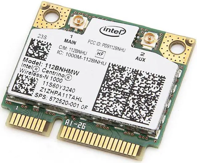 Main image of IBM Lenovo 60Y3202 Half Mini PCIe Wireless-N Wifi 1000 112BNHMW Intel Centrino