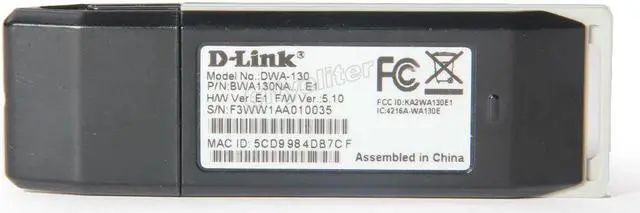 Alt view image 3 of 7 - D-Link DWA-130 Wireless-N USB 2.0 150M 802.11n WiFi Adapter For Computer Laptop