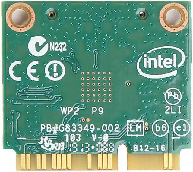 Alt view image 7 of 7 - Intel wireless-N 7260 7260HMW 300Mbps Wifi Wireless BT 4.0 Mini PCI-e Wlan Card
