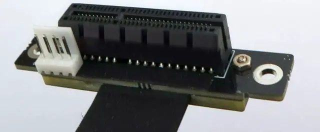 Alt view image 3 of 6 - M.2 Key M to PCIe x4 Extender Cable Adapter, R42S