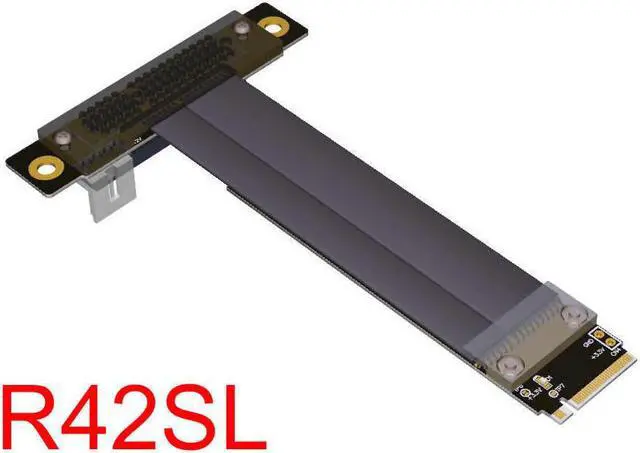 Alt view image 5 of 6 - M.2 Key M to PCIe x4 Extender Cable Adapter, R42S