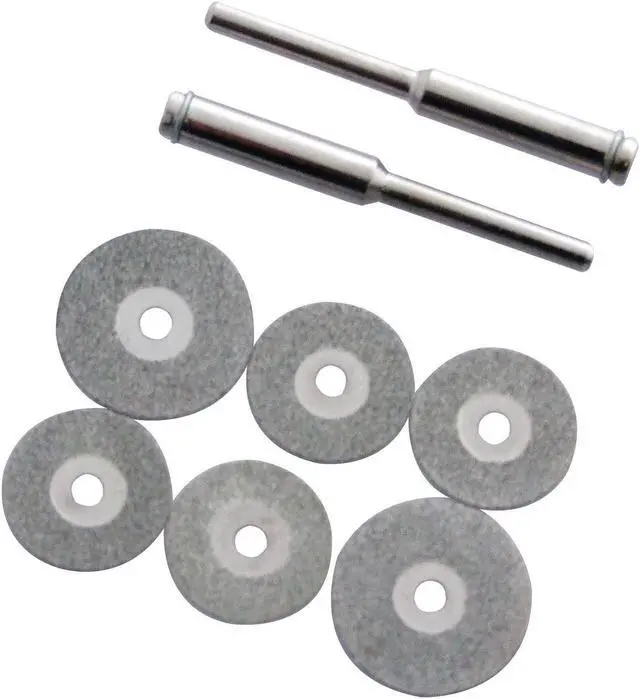 Main image of 6pc Diamond Cutting Disc Set For Rotary Tool, Mini & Dremel Drills