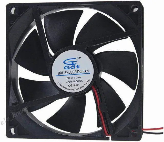 Main image of Ultra Quiet fan 12cm 120mm USB Connector DC 5V PC Computer Cooler Cooling Fan