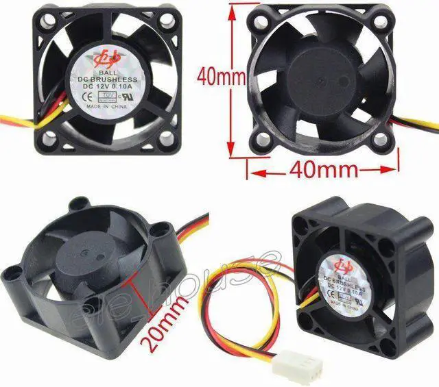 Main image of 5pcs 8015S 80mm 15mm DC 12V Brushless PC Computer Cooler Cooling IDE fan 80x15mm