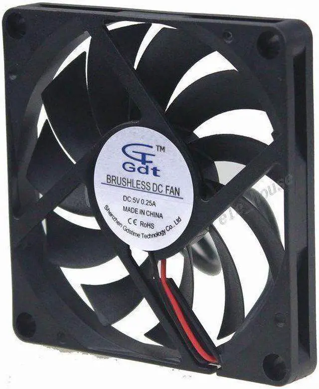 Alt view image 4 of 7 - 80mm DC 5V USB Lüfter 80x80x10mm PC Computer Cooler Cooling Fan Sleeve Bearing